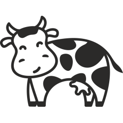 Sticker Ferme Vache 2