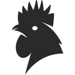 Sticker Ferme Coq 2
