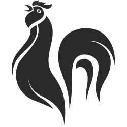 Sticker Ferme Coq 9