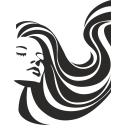 Sticker Jeune Fille Beauté