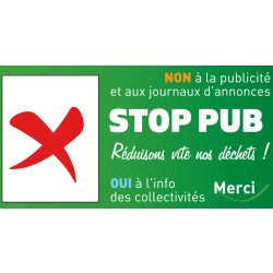 Sticker Stop Pub Écologie 4