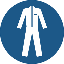 M010- ISO 7010 - Panneau Vêtements de protection obligatoires