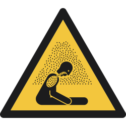 W041- ISO 7010 - Panneau Danger, Atmosphère asphyxiante