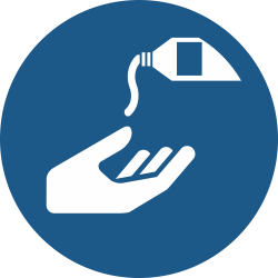 M022- ISO 7010 - Panneau Utiliser une crème de protection