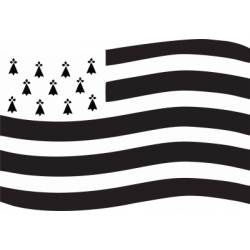 Autocollant Drapeau Bretagne 3