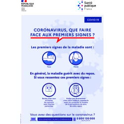 Autocollant Consignes COVID-19 2