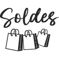Sticker Soldes Vitrine