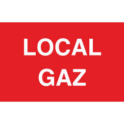Panneau Local gaz
