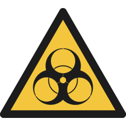 W009- ISO 7010 - Panneau Danger, Risque biologique