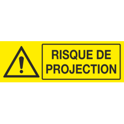 Panneau Risque de projection