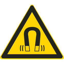 Autocollant Champ magnétique important