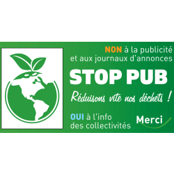 Sticker Stop Pub Écologie 3