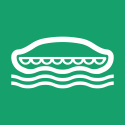 E036 - ISO 7010 - Panneau Embarcation de sauvetage