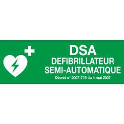 Panneau Defibrilateur DSA Defibrilateur Semi Automatique