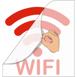 Autocollant vinyle à la forme