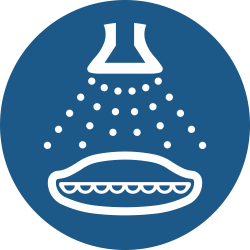 M043- ISO 7010 - Panneau Démarrer le gicleur d’eau dans l’ordre de lancement