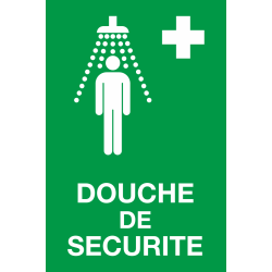 Panneau Douche de sécurité