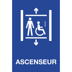 Panneau Ascenseur handicapés