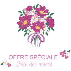 Sticker Fête des mères bouquet offre spéciale