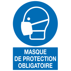 Panneau Masque de protection obligatoire