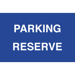 Panneau Parking réservé