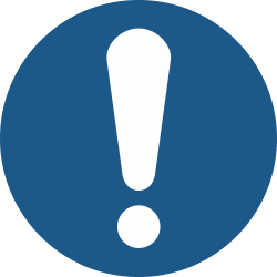 M001- ISO 7010 - Panneau Obligation, signal général