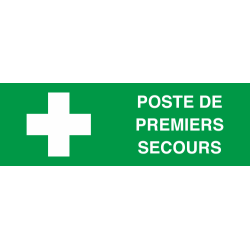 Panneau Poste de premiers secours