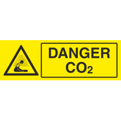 Panneau Danger CO2