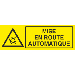 Panneau Mise en route automatique