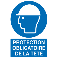 Panneau Protection obligatoire de la tête