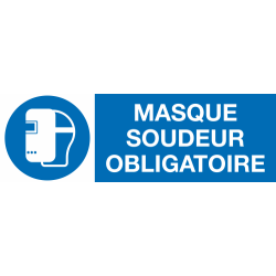 Panneau Masque soudeur obligatoire