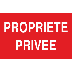 Panneau Propriété privée