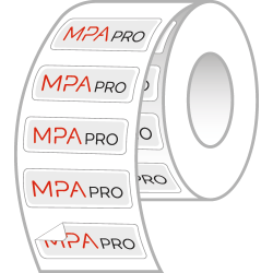 Etiquette rectangle arrondie