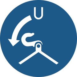 M042- ISO 7010 - Panneau Libérer les garants dans l’ordre de lancement