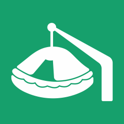 E039 - ISO 7010 - Panneau Radeau de survie à déploiement par bossoir