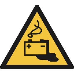 W026- ISO 7010 - Panneau Danger, Charge de la batterie en cours