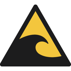 W056- ISO 7010 - Panneau Danger, Zone à risque de tsunami