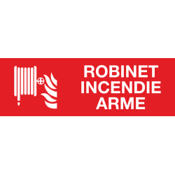 Panneau Robinet incendie armé