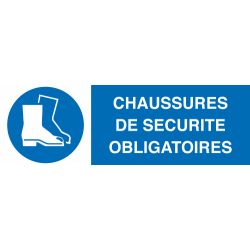 Panneau Chaussures de sécurité obligatoires