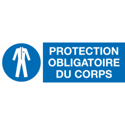 Panneau Protection obligatoire du corps