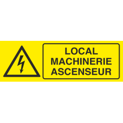 Panneau Local machinerie ascenseur