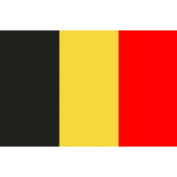 Autocollant Drapeau Belgique 1