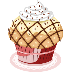 Autocollant Cup Cake 5