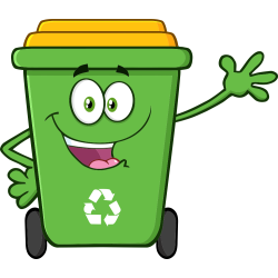 Autocollant Poubelle Respect Environnement Et Recyclage 1