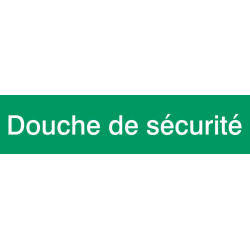 Autocollant Signalisation Douche De Sécurité