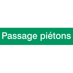 Autocollant Signalisation Passage Piétons