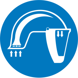 Autocollant Obligation Port Casque Racal