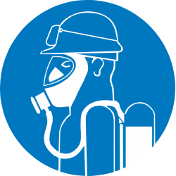 Autocollant Obligation Protection Voie Respiratoire