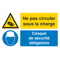 Autocollant Obligation Ne Pas Circuler Sous Charge Port Casque
