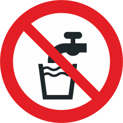 Autocollant Eau Non Potable